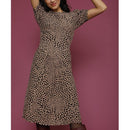 RoujeVestido Norma - Fauve Estampado Besos - * - The Bradery