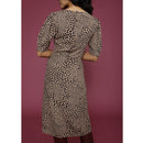 Norma Dress - Fauve Printed Kisses - Rouje* - The Bradery
