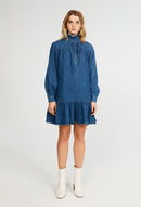 Claudie Pierlot Vestido Raine Bis - Jean - - The Bradery