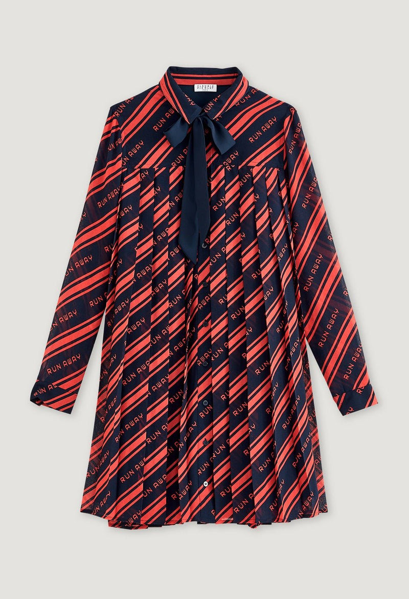 Ramses Runaway Dress - Print Fonce - Claudie Pierlot - The Bradery