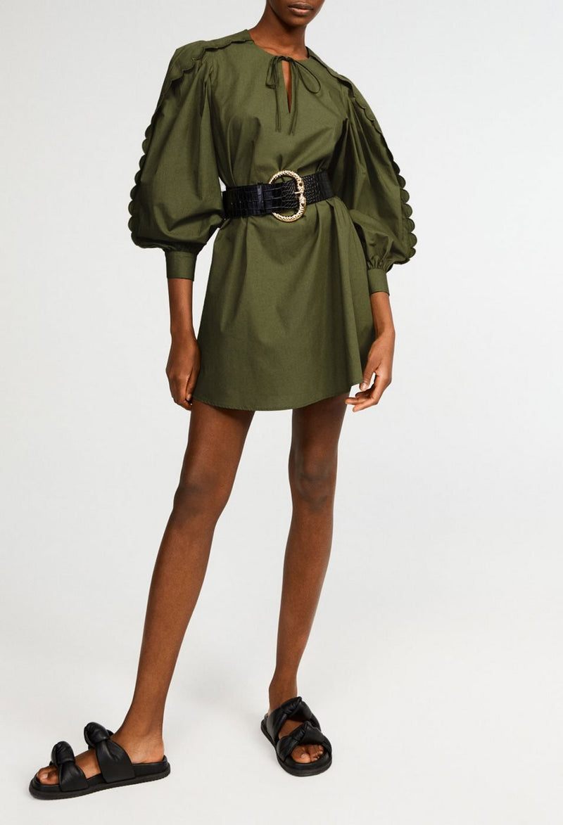 Rariole Dress - Khaki - Claudie Pierlot - The Bradery