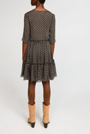 Robe Raucha - Print Fonce - Claudie Pierlot - The Bradery