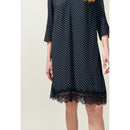 Real Pois Dress - Navy - Claudie Pierlot - The Bradery