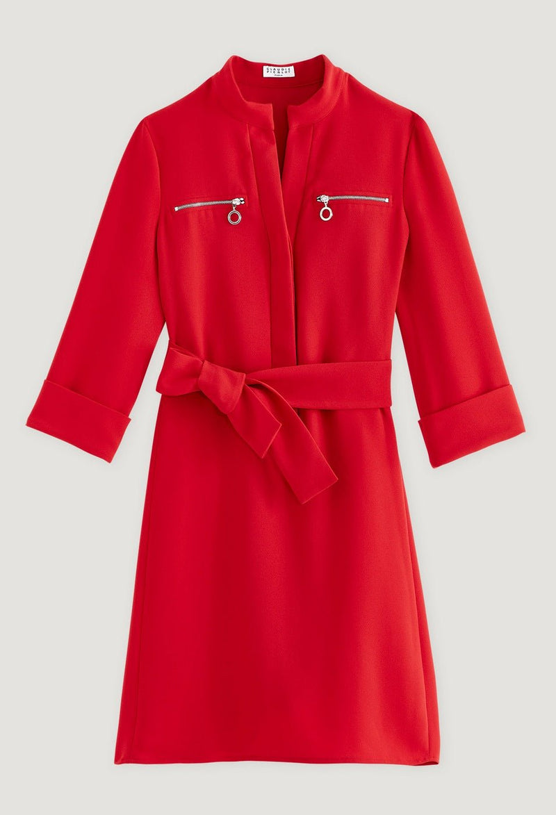 Robe Red Bis - Rouge - Claudie Pierlot - The Bradery