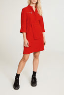 Red Bis Dress - Red - Claudie Pierlot - The Bradery