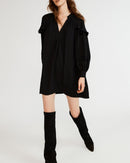 Claudie Pierlot Vestido Reina - Negro - - The Bradery