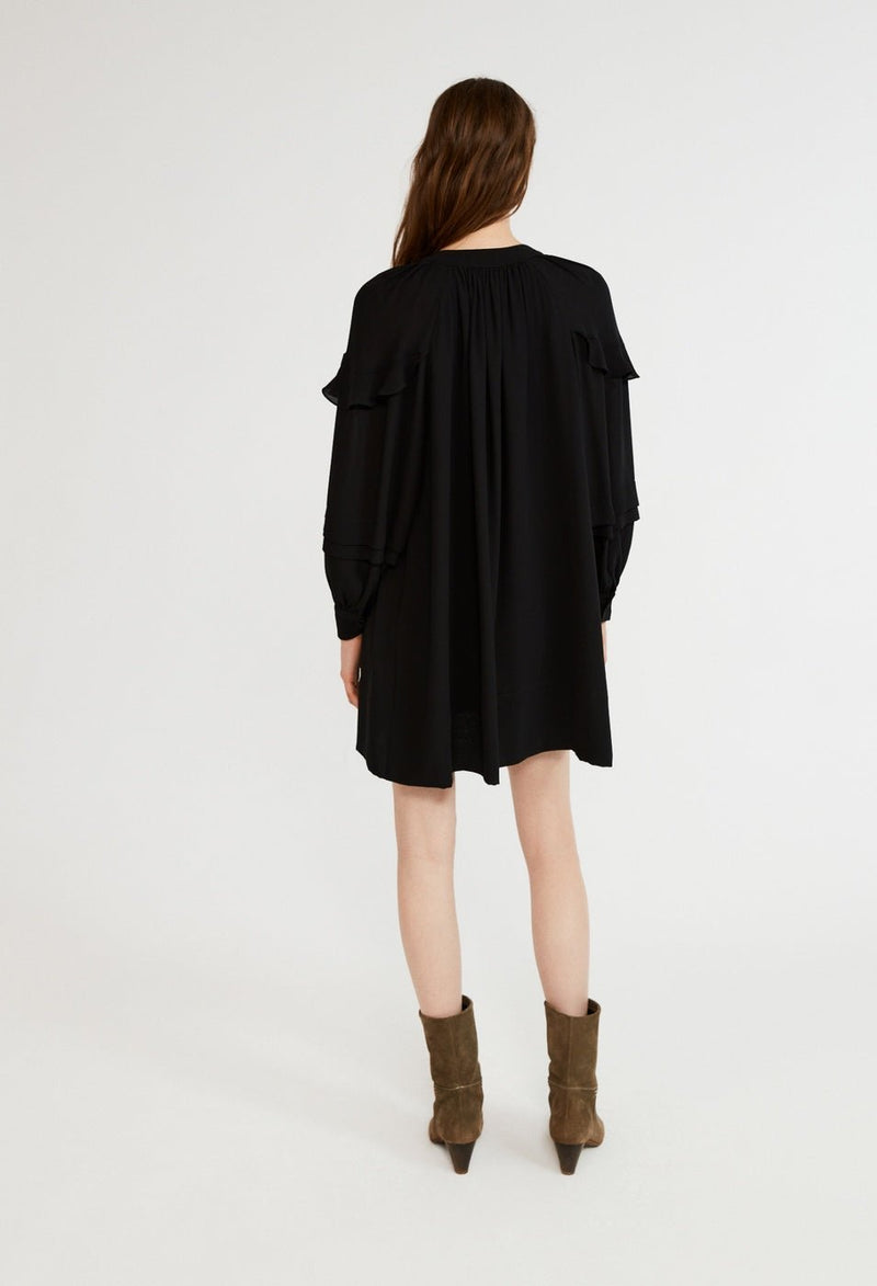 Claudie Pierlot Vestido Reina - Negro - - The Bradery