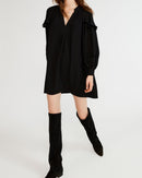 Claudie Pierlot Vestido Reina - Negro - - The Bradery