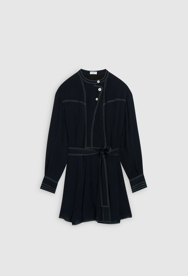 Claudie Pierlot Vestido Relax - Azul marino - - The Bradery