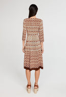 Robe Relia - Print Fonce - Claudie Pierlot - The Bradery