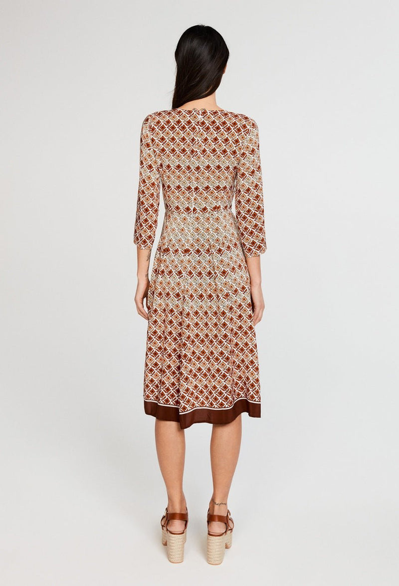 Relia Dress - Print Fonce - Claudie Pierlot - The Bradery