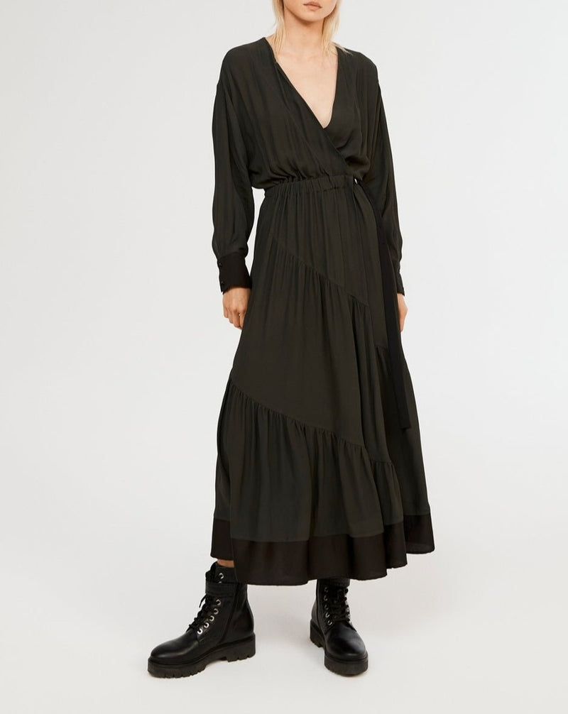 Resis Dress - Forest Green - Claudie Pierlot - The Bradery