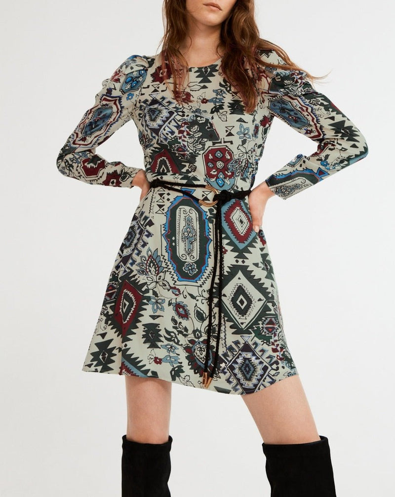 Robe Reyna Bis - Print Clair - Claudie Pierlot - The Bradery