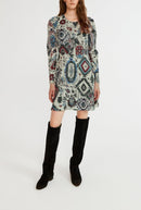 Reyna Bis Dress - Print Clair - Claudie Pierlot - The Bradery