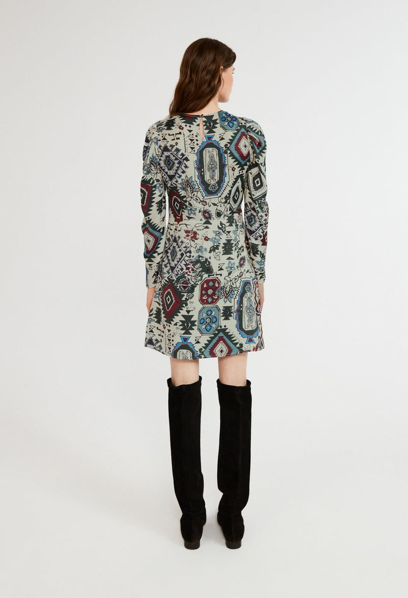 Reyna Bis Dress - Print Clair - Claudie Pierlot - The Bradery