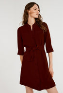 Rhubarb dress - Bordeau - Claudie Pierlot - The Bradery