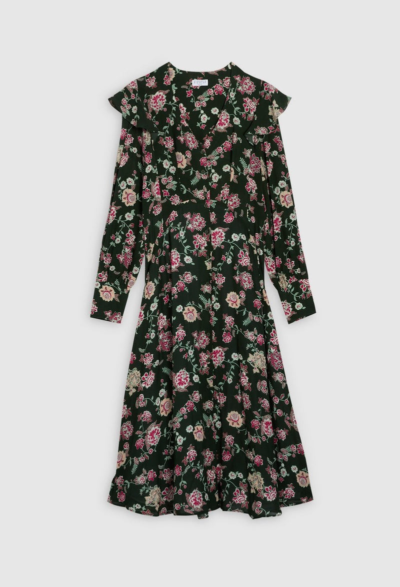 Robe Rieuse - Print Fonce - Claudie Pierlot - The Bradery