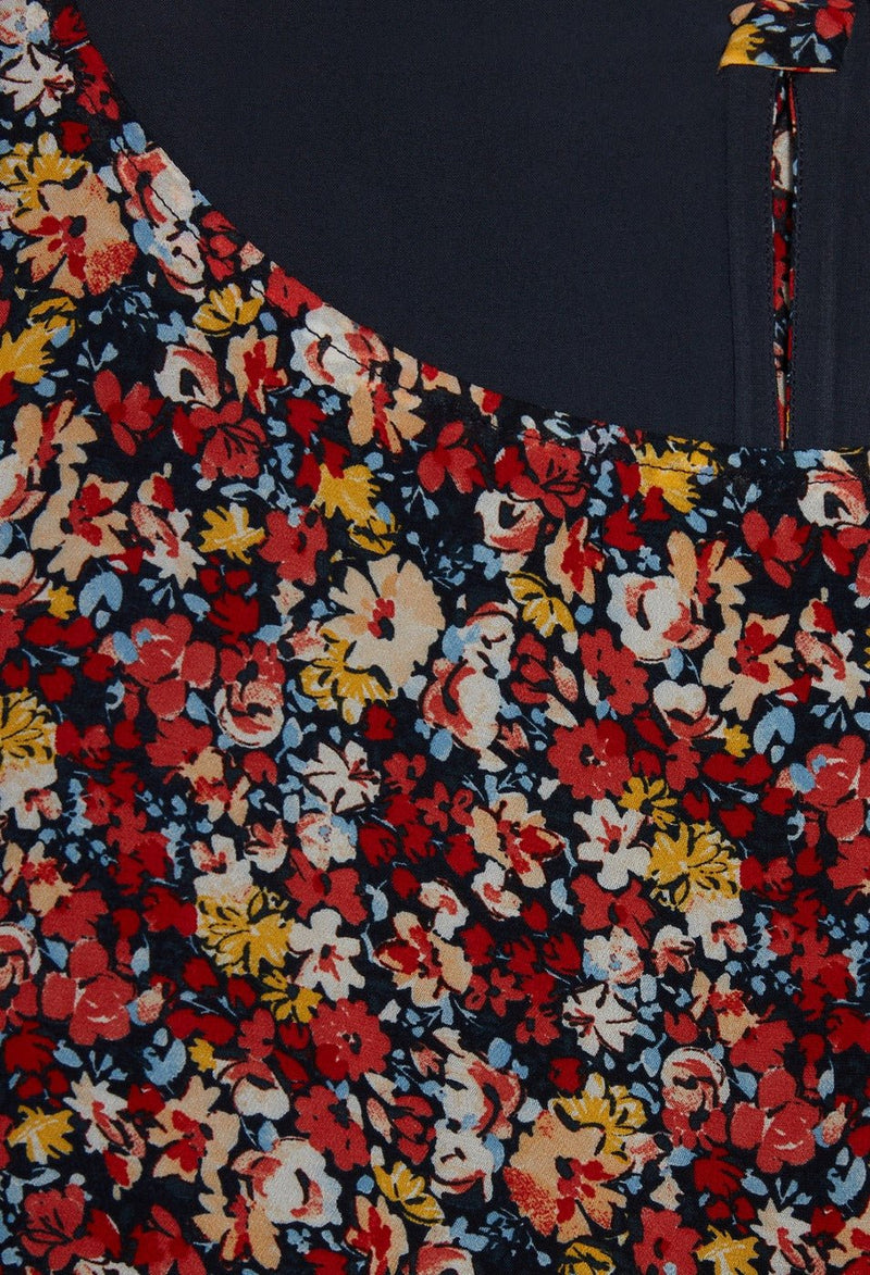 Robe Rififi Liberty - Print Fonce - Claudie Pierlot - The Bradery