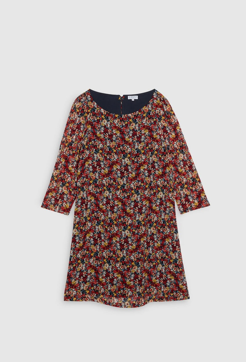 Robe Rififi Liberty - Print Fonce - Claudie Pierlot - The Bradery