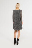 Rififi Lurex Dress - Print Fonce - Claudie Pierlot - The Bradery