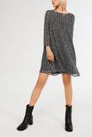 Rififi Lurex Dress - Print Fonce - Claudie Pierlot - The Bradery