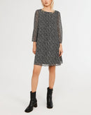 Robe Rififi Lurex - Print Fonce - Claudie Pierlot - The Bradery