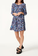 Claudie Pierlot Vestido Rififi Paisley - Print Fonce - - The Bradery