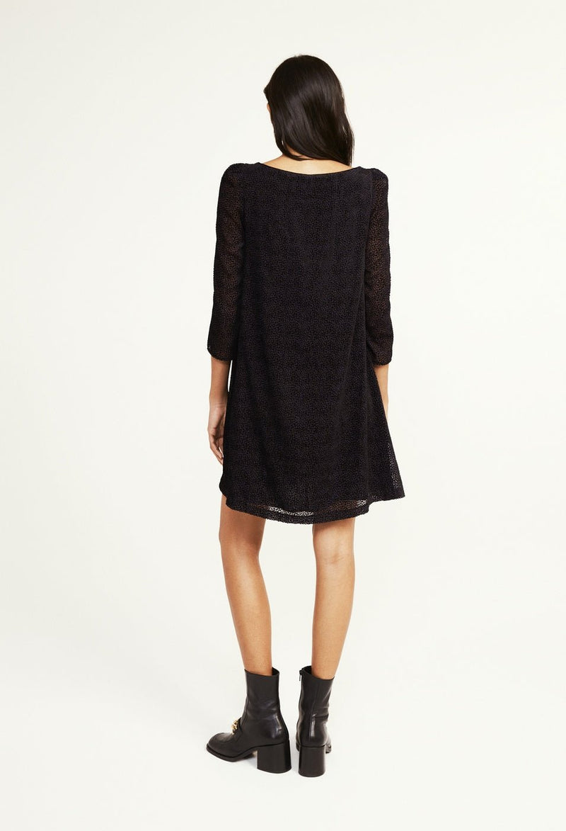 Robe Rififi Velvet - Bicolore - Claudie Pierlot - The Bradery