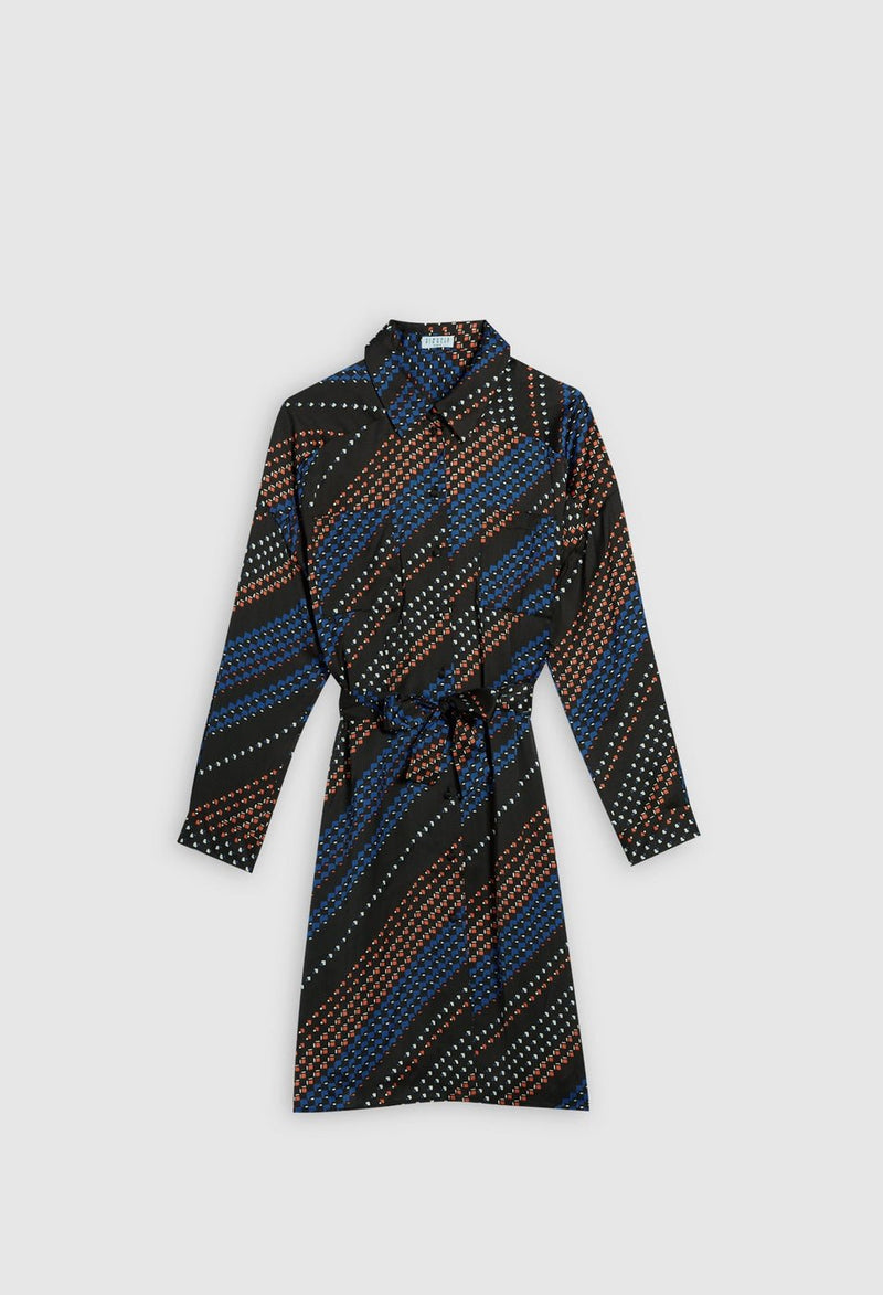 Robe Rigola Bis - Print Fonce - Claudie Pierlot - The Bradery