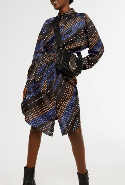 Robe Rigola Bis - Print Fonce - Claudie Pierlot - The Bradery