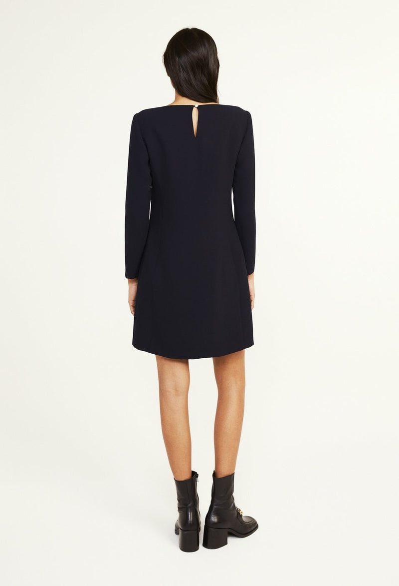 Claudie Pierlot Vestido Riopa - Azul marino - - The Bradery