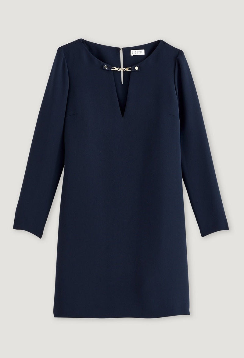 Claudie Pierlot Vestido Riopa - Azul marino - - The Bradery