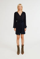 Ripoline Dress - Navy - Claudie Pierlot - The Bradery