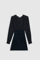 Claudie Pierlot Vestido Ripoline - Azul marino - - The Bradery