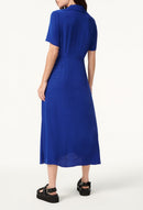 Dress Riveramo Bleuet - Cobalt - Claudie Pierlot - The Bradery