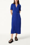 Dress Riveramo Bleuet - Cobalt - Claudie Pierlot - The Bradery