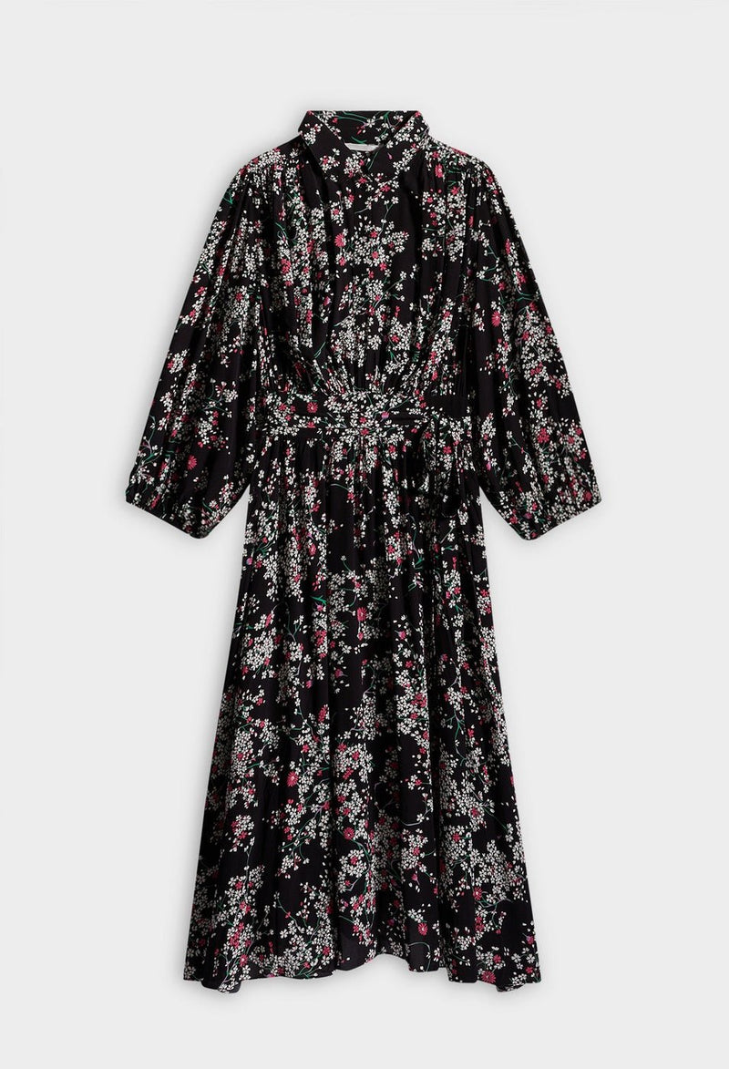 Claudie Pierlot Vestido Rivka - Print Fonce - - The Bradery