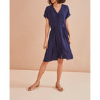 Vestido Romily - Índigo - Des Petits Hauts - The Bradery