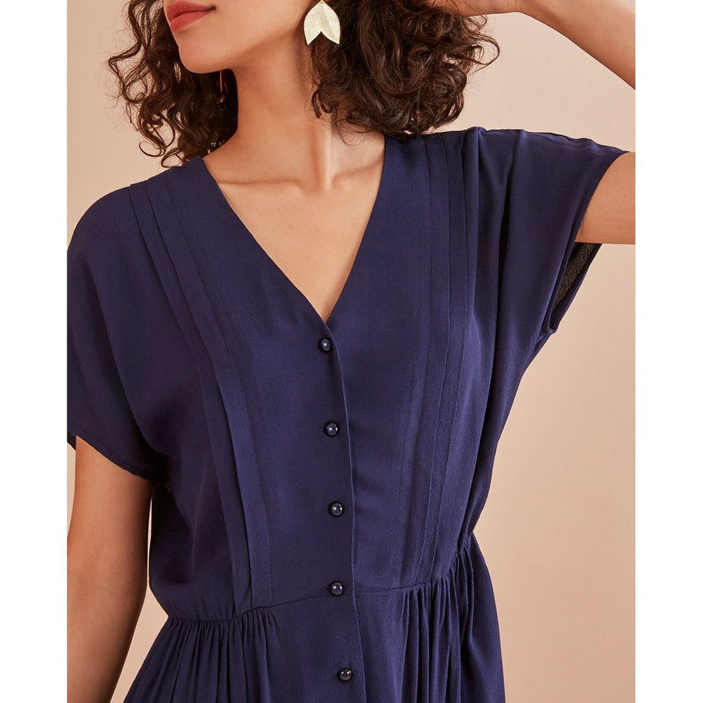 Vestido Romily - Índigo - Des Petits Hauts - The Bradery
