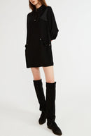 Rosada Dress - Black - Claudie Pierlot - The Bradery