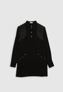 Claudie Pierlot Vestido Rosada - Negro - - The Bradery