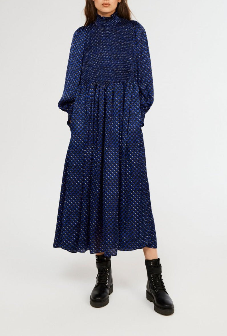 Rosalia Dress - Print Fonce - Claudie Pierlot - The Bradery