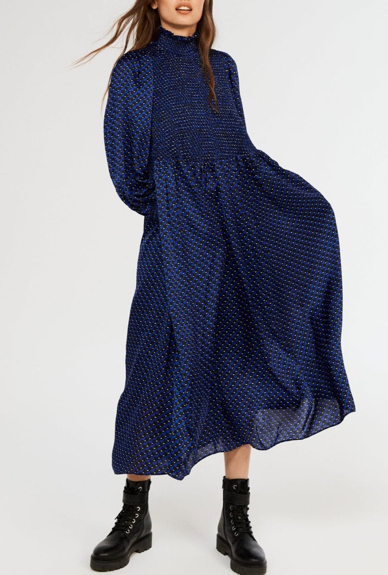 Robe Rosalia - Print Fonce - Claudie Pierlot - The Bradery