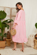 Robe Rose - Femme ROBES & JUPES Autour Du Lin