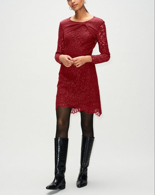 Ruben dress - Cerise - Claudie Pierlot - The Bradery