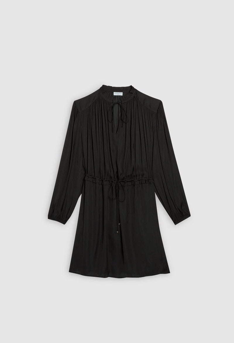 Ruffle Dress - Black - Claudie Pierlot - The Bradery