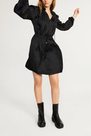 Ruffle Dress - Black - Claudie Pierlot - The Bradery