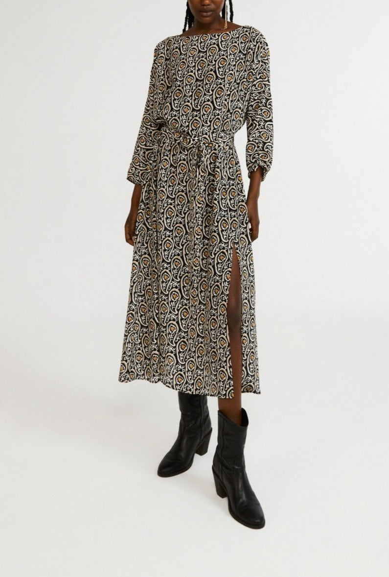 Rulia Dress - Print Fonce - Claudie Pierlot - The Bradery