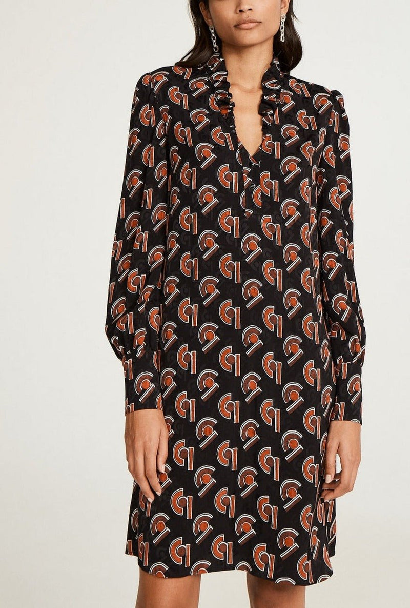 Robe Rumba - Print Fonce - Claudie Pierlot - The Bradery