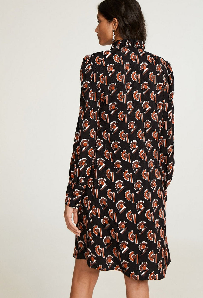 Rumba Dress - Print Fonce - Claudie Pierlot - The Bradery